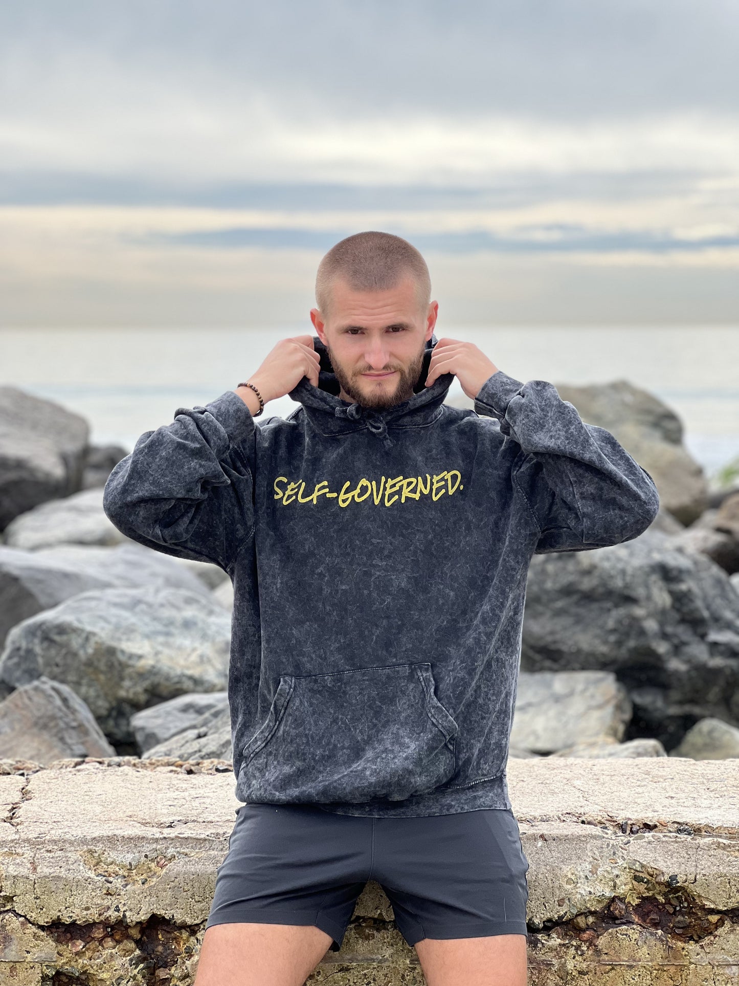 Self-Governed Mineral Wash Hoodie