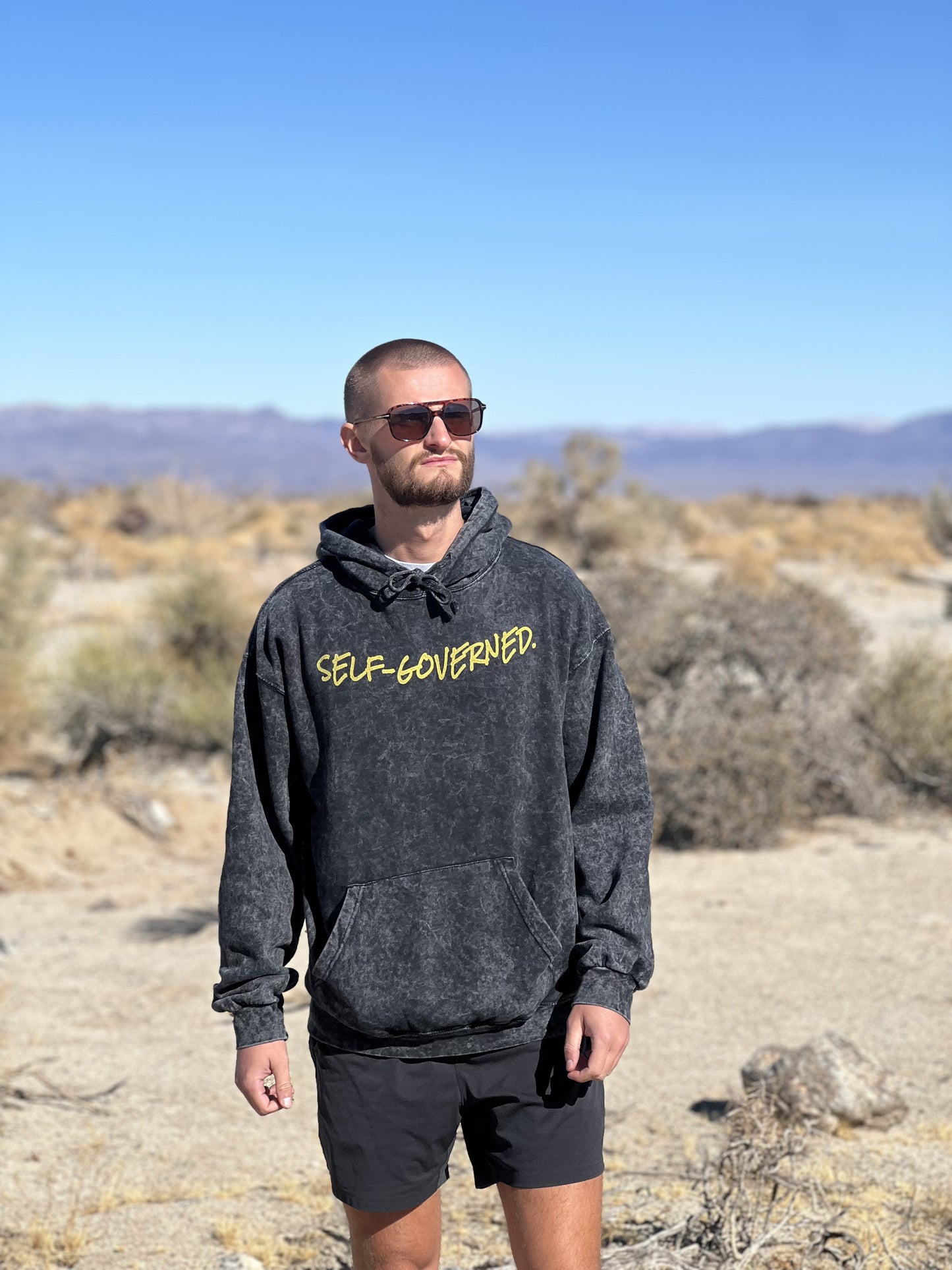 Self-Governed Mineral Wash Hoodie