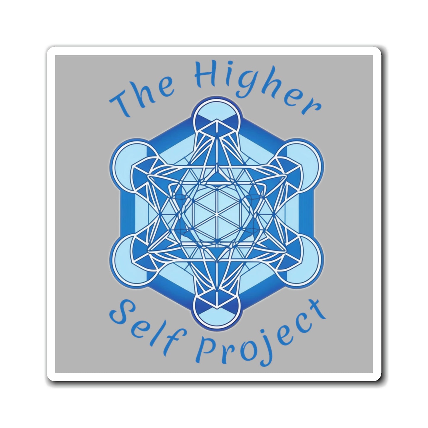 The Higher Self Project Logo Blue Magnet