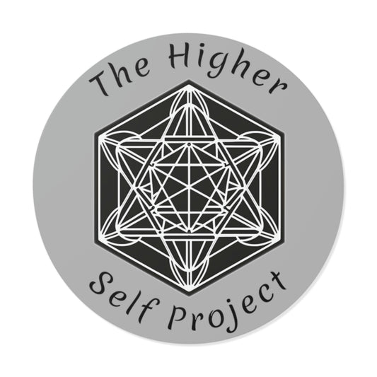 The Higher Self Project Black Vinyl Sticker