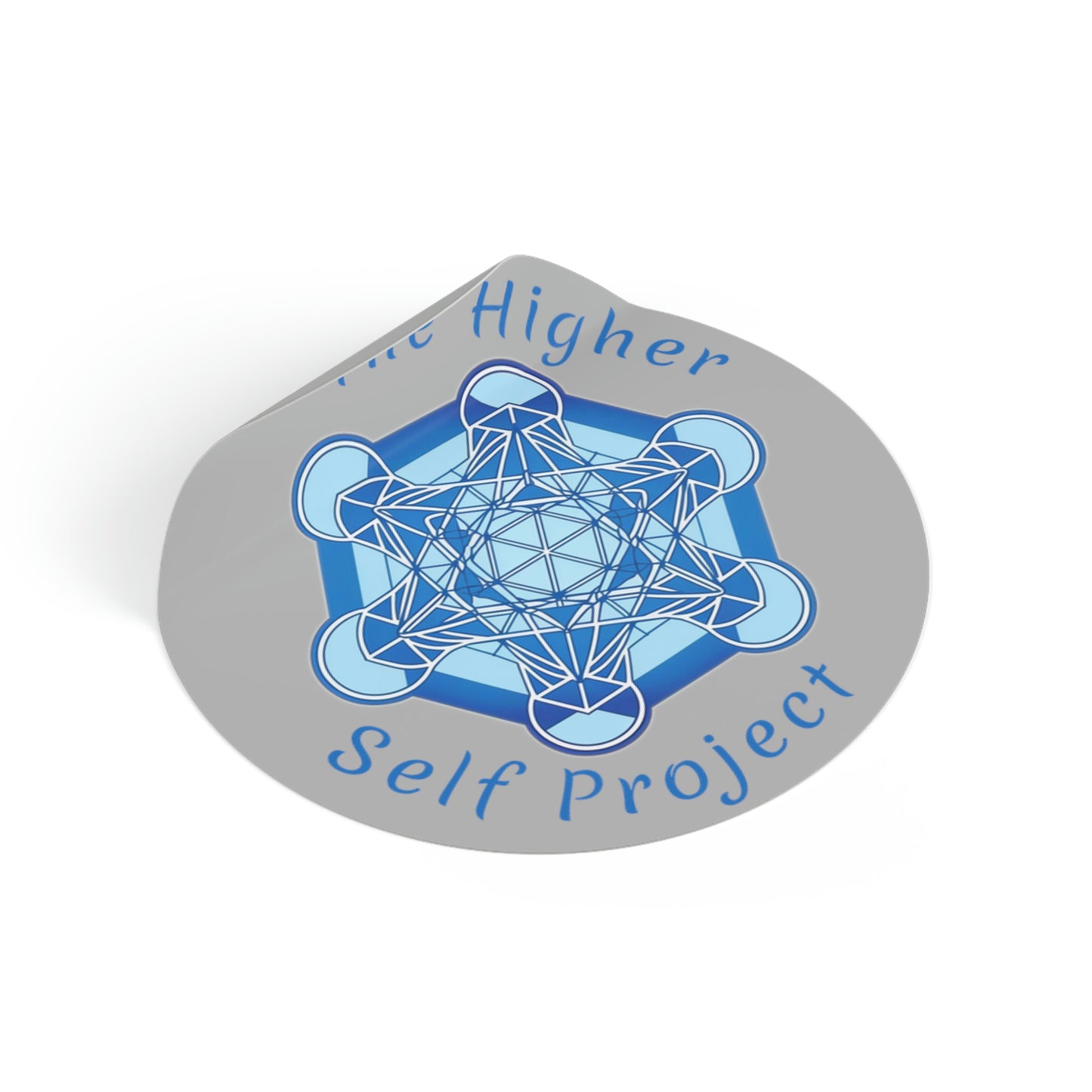 The Higher Self Project Blue Vinyl Sticker